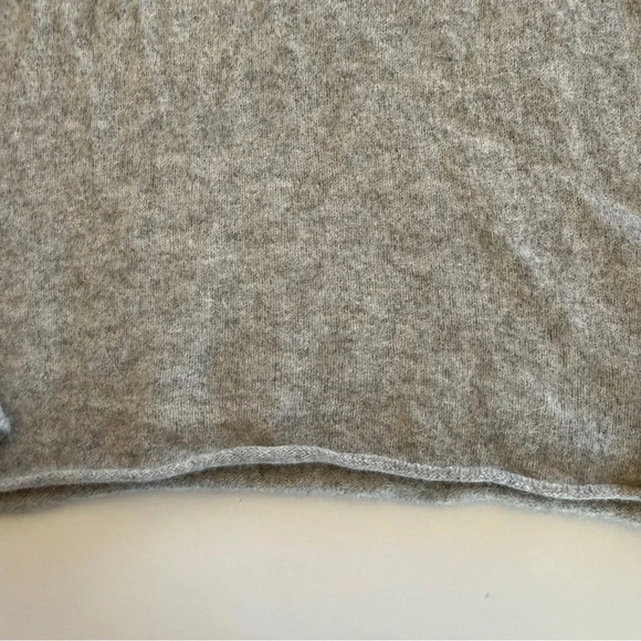 Kristensen Du Nord-Vneck-Sweater-Grey-Cashmere/Wool- Fall-Soft-Cozy-Italy-Size 1 - Picture 12 of 15